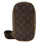 Pre-owned Canvas shoulder-bags Louis Vuitton Vintage , Brown , Unisex