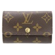 Pre-owned Canvas key-holders Louis Vuitton Vintage , Brown , Dames