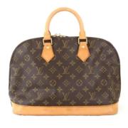 Pre-owned Fabric louis-vuitton-bags Louis Vuitton Vintage , Brown , Da...