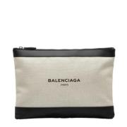 Pre-owned Fabric balenciaga-bags Balenciaga Vintage , Beige , Dames