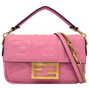 Pre-owned Fabric fendi-bags Fendi Vintage , Pink , Dames