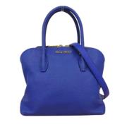 Pre-owned Fabric handbags Miu Miu Pre-owned , Blue , Dames