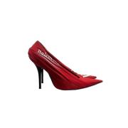 Pre-owned Canvas heels Balenciaga Vintage , Red , Dames