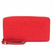 Pre-owned Fabric wallets Louis Vuitton Vintage , Red , Dames