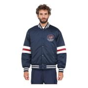 Blauwe Varsity Explorer bomberjack Tommy Jeans , Blue , Heren