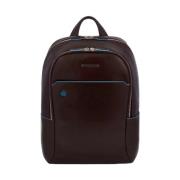 Donkerbruine Laptop en iPad Rugzak Piquadro , Brown , Unisex