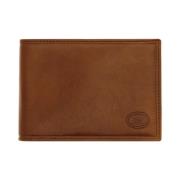 Bruin Leren Portemonnee The Bridge , Brown , Heren