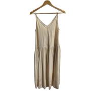 Pre-owned Silk dresses Stella McCartney Pre-owned , Beige , Dames