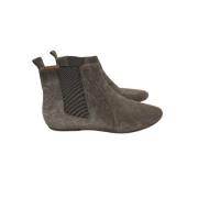 Pre-owned Suede boots Isabel Marant Pre-owned , Gray , Dames