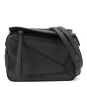 Pre-owned Fabric handbags Loewe Pre-owned , Black , Dames