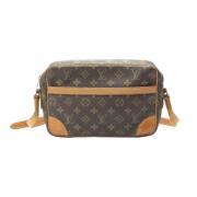 Pre-owned Canvas shoulder-bags Louis Vuitton Vintage , Brown , Dames