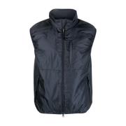 Gewatteerd Gilet Vest Aspesi , Blue , Heren