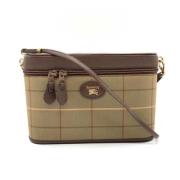 Pre-owned Fabric shoulder-bags Burberry Vintage , Beige , Dames