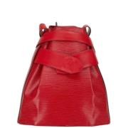 Pre-owned Leather shoulder-bags Louis Vuitton Vintage , Red , Dames