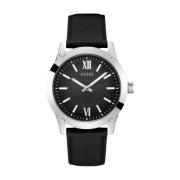 Heren Crescent Horloge Guess , Black , Heren