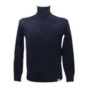 Stijlvolle Dolcevita Sweater voor Mannen John Richmond , Blue , Heren