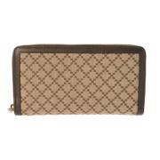 Pre-owned Canvas wallets Gucci Vintage , Beige , Dames