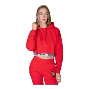 Dames Underbear Toy Sweatshirt Moschino , Red , Dames