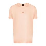 Heren Casual T-shirt Hugo Boss , Orange , Heren