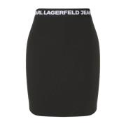 Pencilrok voor vrouwen Karl Lagerfeld , Black , Dames