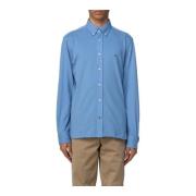 Heren Pique Shirt in Garment-Dyed Stijl Tommy Hilfiger , Blue , Heren