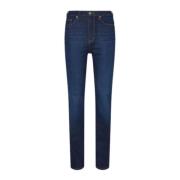 Klassieke Straight Jeans voor Vrouwen Tommy Hilfiger , Blue , Dames