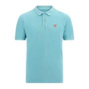 Heren Basic Polo Shirt Guess , Blue , Heren