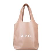 Glossy Pink Ninon Small Tote Bag A.p.c. , Pink , Dames