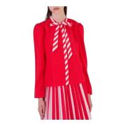 Elegante Blouse voor Vrouwen Silvian Heach , Red , Dames