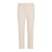 Dames Core Slim Straight Broek Tommy Hilfiger , Beige , Dames