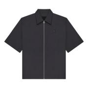 Zwarte shirts met 4G metalen stuk Givenchy , Black , Heren