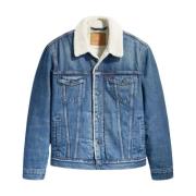 Heren Sherpa Trucker Jack Levi's , Blue , Heren