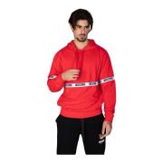 Heren Logo Band Sweater Moschino , Red , Heren