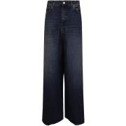 Intense Blue Wide Leg Jeans Haikure , Blue , Dames