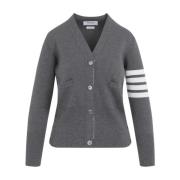 Klassieke Wollen Vest Thom Browne , Gray , Dames