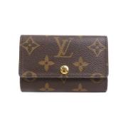 Pre-owned Canvas key-holders Louis Vuitton Vintage , Brown , Dames