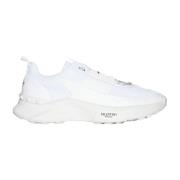 Witte Mesh Low-Top Sneakers Valentino Garavani , White , Heren