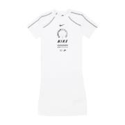 Sportieve Femme Jurk Wit Nike , White , Dames