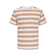 Gestreept SS Tee Sunburn/CLOUD Dancer Jack & Jones , Multicolor , Here...