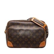 Pre-owned Canvas louis-vuitton-bags Louis Vuitton Vintage , Brown , Da...