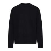 Zwarte Sweaters voor Mannen Roberto Collina , Black , Heren