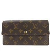 Pre-owned Canvas wallets Louis Vuitton Vintage , Brown , Dames