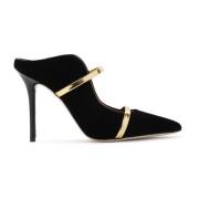 Zwart Goud Velvet Maureen Schoenen Malone Souliers , Black , Dames