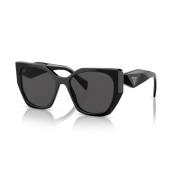Rechthoekige zonnebril met UV-bescherming Prada , Black , Dames