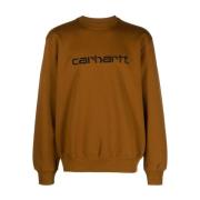 Sweater 1QB Gebreide kleding Carhartt Wip , Brown , Heren