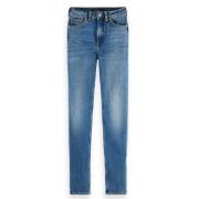 Hoge taille spijkerbroek Scotch & Soda , Blue , Dames