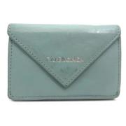 Pre-owned Leather wallets Balenciaga Vintage , Blue , Dames