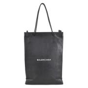 Pre-owned Leather shoulder-bags Balenciaga Vintage , Black , Dames