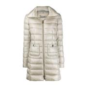 Grijze Puffer Style Jas Herno , Gray , Dames