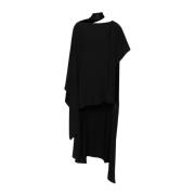 Zwart Zee Kleding Kaftan Cold-Shoulder Taller Marmo , Black , Dames